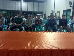 Lakukan Pemantapan Event Trabas, Bhabinkamtibmas Seloto Rapat Dengan Berbagai Pihak