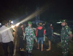 Ciptakan Kondusifitas Wilayah, Babinsa Kodim 1615/Lotim Gelar Patroli Malam