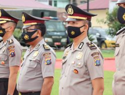 Kapolres Batu Bara Pimpin Korp Raport Kenaikan Pangkat Personel Polres Batu Bara