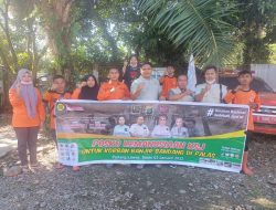 Bersamaan Kunjungan Mensos, Relawan KSJ Siaga Bantu Dapur Umum BPBD Padang Lawas