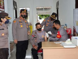 Putus Mata Rantai, Kapolres Batu Bara Perintah Seluruh Jajarannya Untuk Vaksin Ke 3  