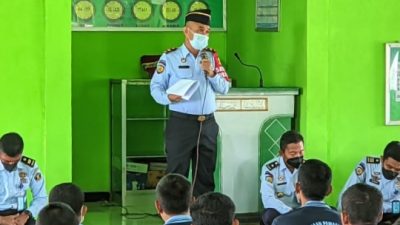 WBP Lapas Sumbawa Antusias Dengarkan Sosialisasi Permenkumham 7/2022