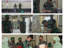 Korem 162/WB Laksanakan Laporan Korp Dan Setijab Kasi Intel Kasrem