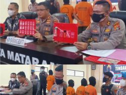 Polresta Mataram Kembali Tangkap  Terduga Pelaku Pegedar Narkoba