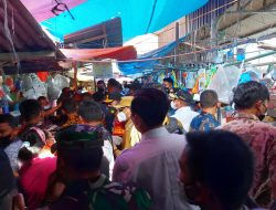 Kapolda Sumut Dampingi Presiden RI Berkunjung ke Pasar Porsea