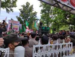 Polresta Mataram Kawal Aksi Damai “GEMPA” di Kantor Gubernur NTB
