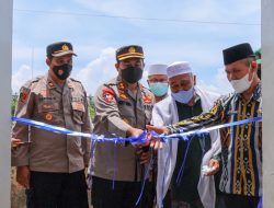 Kapolres hadiri Pisah Sambut kapolsek  Pringgarata  Sekaligus  Resmikan Musholla Al Muqsith