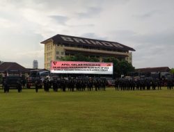 Sat Brimob Polda NTB Gelar Apel Pasukan Guna Pengamanan MotoGp 2022