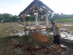 Polsek Buer Evakuasi Korban Sambaran Petir