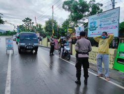 Tim Penling Polres Lobar Kencangkan Edukasi Prokes dan Vaksinasi
