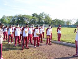 Polres Dompu Gelar Tes Kesemaptaan Jasmani Smester 1 Tahun 2022