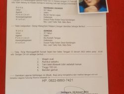 Bambang Irawan Berharap Istrinya Sumida Kembali Pulang Ke Rumah