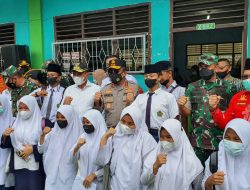 Kejar Vaksin Lansia dan Pelajar, Kapolda Sumut dan Forkopimda Datangi Pulau Nias.