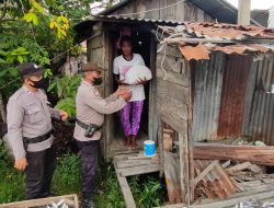 Polisi Berbagi Berikan Bantuan Kepada Kaum Dhuafa dan Fakir Miskin, Dan Edukasi Masyarakat