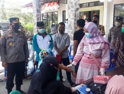 Polres Lombok Tengah  Gencarkan Vaksinasi Wilayah Praya Barat