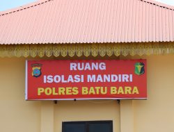 Pananganan Covid-19, Polres Batu Bara Siap Ruangan Isoman