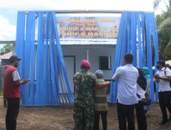 Hut Brigif 4 Mar/BS dan Batalyon 8 Marinir ke 18, Bantu Bedah Rumah Warga Dalam