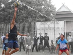 Meriah, Lapas Sumbawa Buka Turnamen Voli Antar WBP