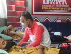 Sambut Hari Bhakti Pemasyarakatan, Lapas Sumbawa Gelar Donor Darah