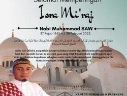 Kantor Hukum SS & Partners Surahman : selamat Memperingati Isra Mi’raj