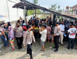 Kabag Ops Polres Batubara Pantau Langsung Vaksinasi Di Indrapura