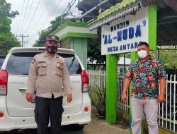 Polsek Lima Puluh Lakukan Pengamanan di Masjid Al Huda Desa Antara