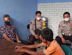 Demi Kebaikan Polsek Narmada Serahkan Seorang Gelandangan Ke Dinas Sosial