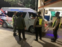 Polsek Kawasan Pelabuhan Laut Tano Lakukan Pemeriksaan prokes Covid-19