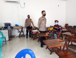 Kabag Ops Polres Batubara Tinjau Pelaksanaan Vaksinasi Di Balai Desa Kuala Tanjung