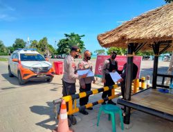 Sat Pamobvit Polres Loteng Lakukan Sosialisasi Maklumat Kapolda NTB