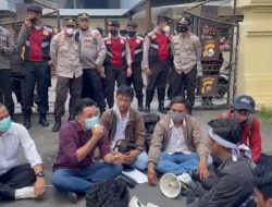 Polresta Mataram Terima Unjuk Rasa KAMMI Dengan Terbuka