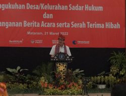 Menkumham Yasonna Kukuhkan 63 Desa Binaan Menuju Desa Sadar Hukum