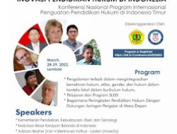 Hebat!, Metajuridika Fakultas Hukum UNRAM Siap Gelar Konferensi Nasional SLEEI 2022