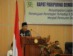 Ini Pendapat Bupati Sumbawa Terkait 9 Ranperda Ditetapkan