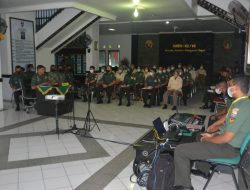 Danrem 162/WB Laksanakan Vicon Percepatan Vaksin Selama Bulan Suci Ramadan Bersama Jajarannya