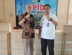 Kepala (BNNK) Deli serdang kunjungan ke LPP RRI Kota Medan,Berantas Narkotika