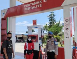 Polsek Medang Deras Cek SPBU Guna Antisipasi Kelangkaan BBM