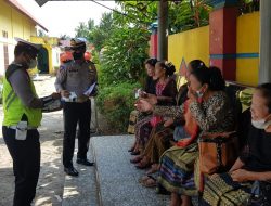 Kabag Ops Pimpin Pleton Standby, Pam Ibadah Jumat Agung Di Gereja HKBP