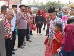 Polsek Medang Deras Santuni Anak Yatim/Piatu Di Desa Pakam