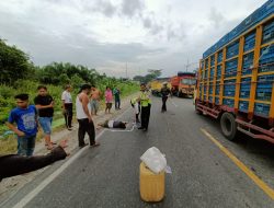 Di Tabrak Dari Belakang Pengendara Sepeda Motor Tewas Di Tempat