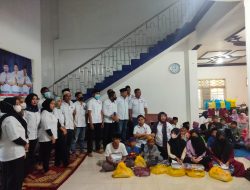 DPW Partai PERINDO NTB Santuni Anak Yatim dan Bagikan Ratusan Paket Sembako