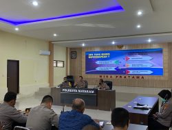 Polresta Mataram Gelar Sosialisasi Peraturan Kapolri Nomor 2 Tahun 2022