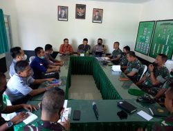 Dandim 1615/Lotim Pimpin Rapat Awal Penerimaan Latsitardanus 2022 di Lotim