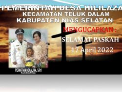 Pemdes Hililaza Mengucapkan Selamat Hari Paskah Tahun 2022
