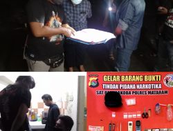Polisi Geledah Sebuah  Rumah Kos  Lantaran Dijadikan Tempat Transaksi Narkoba
