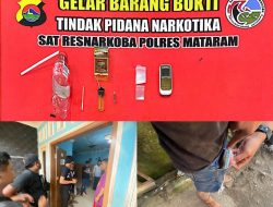 Satresnarkoba polresta Mataram Kembali Tangkap 2  Pengedar Narkoba