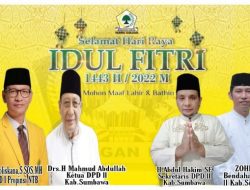 Keluarga Besar DPD II Golkar Kab. Sumbawa Mengucapkan Selamat Hari Raya Idul Fitri 1443 H