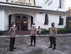 Polresta Mataram Laksanakan Pengamanan Umat Kristen Saat Laksanakan Kebaktian Ibadah