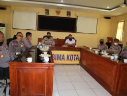 Gelar Operasi ANEV  Polda NTB , Polres Bima Kota Ikuti Zoom Meeting