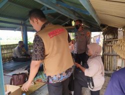 Cegah Penyebaran PKM Hewan, Polres Loteng Cek Pasar Hewan